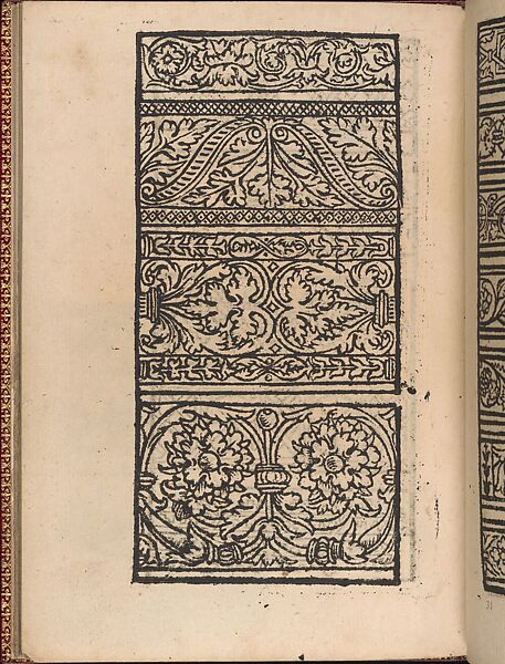 Modelbuch new, aller Art, Nehens und Stickens (page 28v), Hermann Gülfferich (1542–1554)  , Frankfurt am Main, Woodcut 