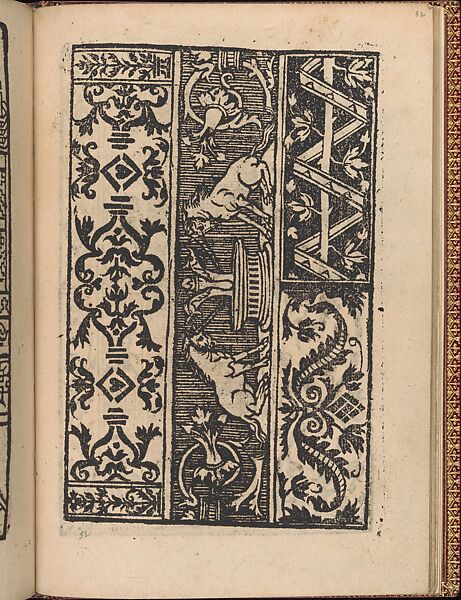 Modelbuch new, aller Art, Nehens und Stickens (page 30r), Hermann Gülfferich (1542–1554)  , Frankfurt am Main, Woodcut 