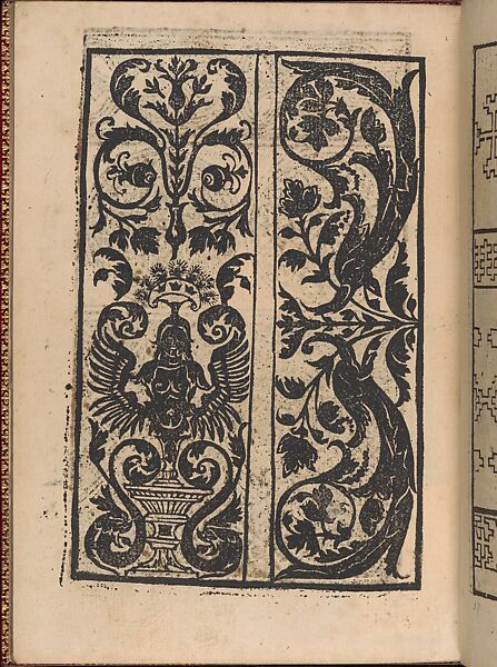 Modelbuch new, aller Art, Nehens und Stickens (page 34v), Hermann Gülfferich (1542–1554)  , Frankfurt am Main, Woodcut 