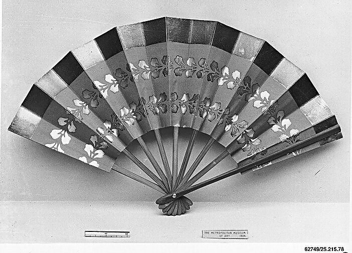 Fan, Paper and metal paint / Paint, Japan 