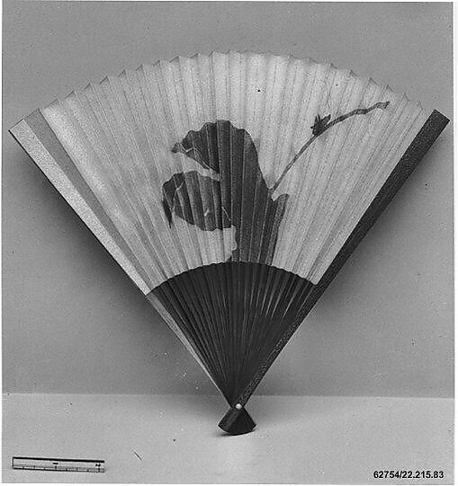 Fan, Paper and metal paint / Paint, Japan 