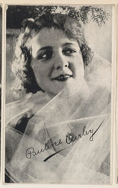 Pauline Curley, bakery card from the Movie Stars series (D55), issued by the Morehouse Baking Company, Issued by Morehouse Baking Company, Commercial color lithograph 