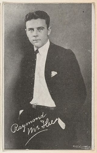 Raymond McKee, bakery card from the Movie Stars series (D55), issued by the Morehouse Baking Company