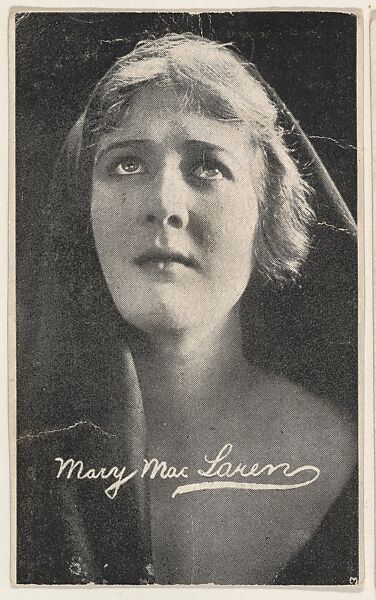Mary MacLaren, bakery card from the Movie Stars series (D55), issued by the Morehouse Baking Company, Issued by Morehouse Baking Company, Commercial color lithograph 
