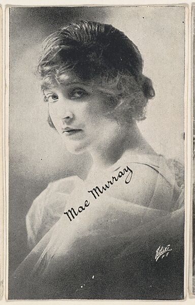 Mae Murray, bakery card from the Movie Stars series (D55), issued by the Morehouse Baking Company, Issued by Morehouse Baking Company, Commercial color lithograph 