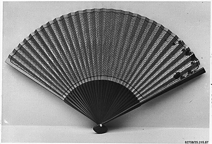 Fan, Paper and metal paint / Paint, Japan 