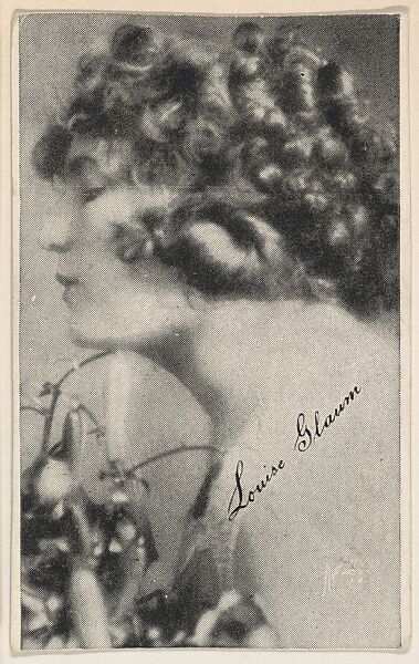 Louise Glaum, bakery card from the Movie Stars series (D55), issued by the Morehouse Baking Company, Issued by Morehouse Baking Company, Commercial color lithograph 