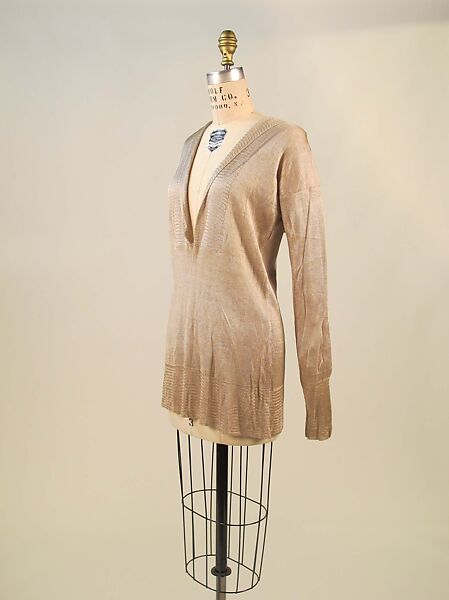 Sweater, Attributed to House of Chanel (French, founded 1910), silk, French