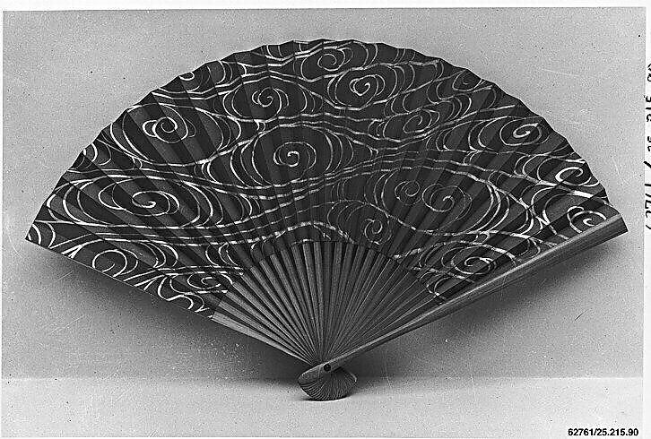 Fan, Paper and metal paint / Paint, Japan 