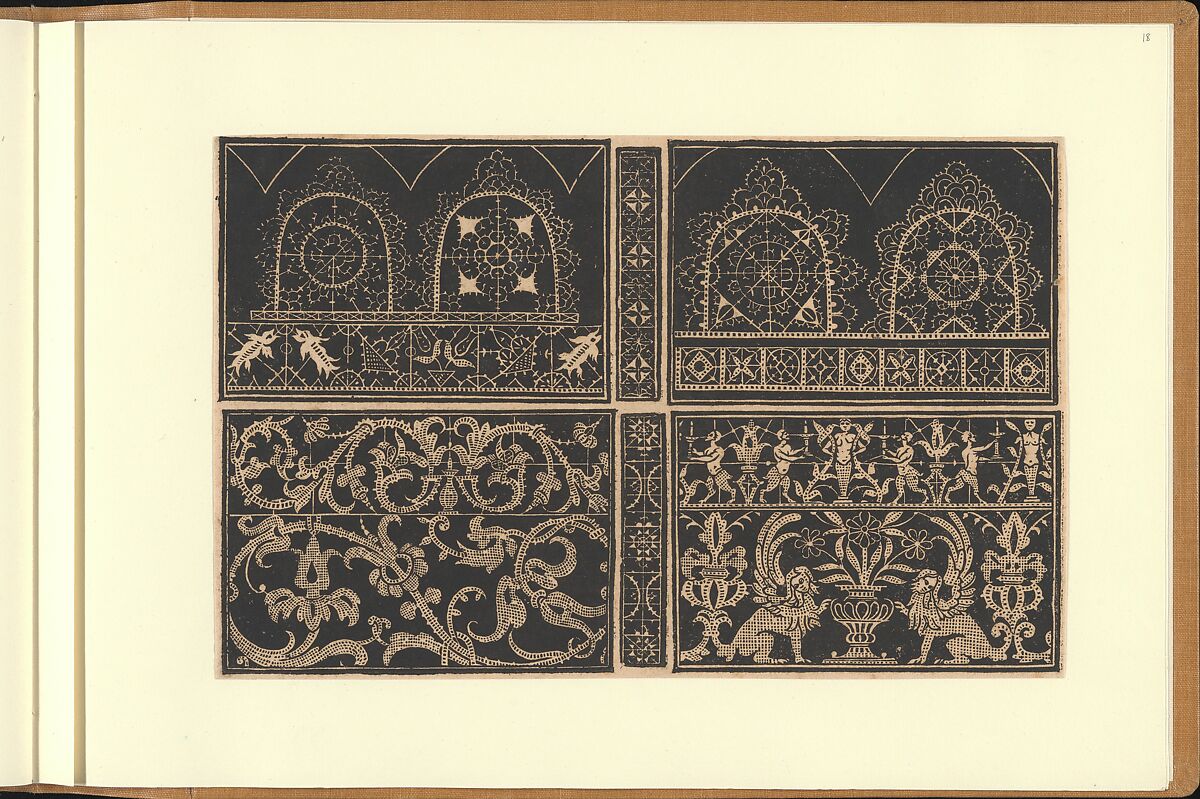 Schon newes Modelbuch...Page 18(r), Sigismundus Latomus (German, active 1599–ca. 1627), Woodcut 