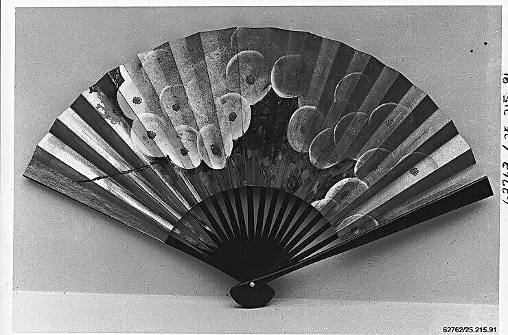 Fan, Paper and metal paint / Paint, Japan 