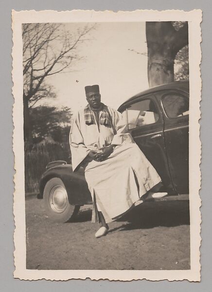 Man and Car, Macky Kane (Senegalese) (?), Gelatin silver print 