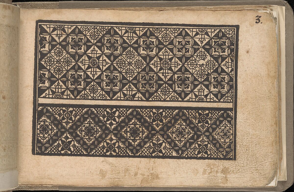 Schön newes Modelbuch (Page 3r), Sigismundus Latomus (German, active 1599–ca. 1627)  , Frankfurt am Main, Woodcut 