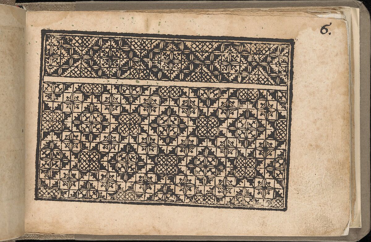 Schön newes Modelbuch (Page 6r), Sigismundus Latomus (German, active 1599–ca. 1627)  , Frankfurt am Main, Woodcut 