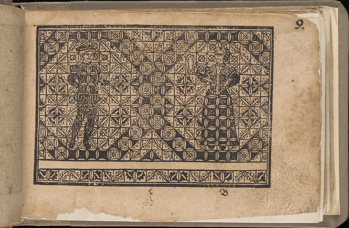 Schön newes Modelbuch (Page 9r), Sigismundus Latomus (German, active 1599–ca. 1627)  , Frankfurt am Main, Woodcut 