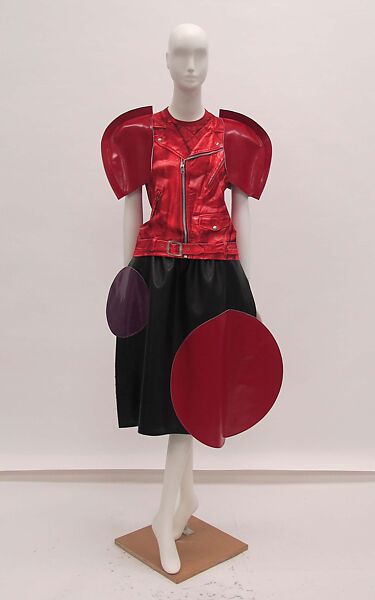 Ensemble, Junya Watanabe (Japanese, born 1961), plastic (polyurethane, cellulose nitrate), Japanese 