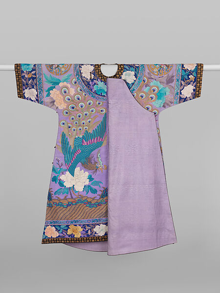 Woman’s robe with peacocks, Silk tapestry (kesi), China