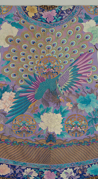 Woman’s robe with peacocks, Silk tapestry (kesi), China