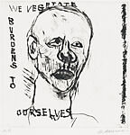 Faces Portfolio, Miriam Beerman (American, Providence, Rhode Island 1923–2022), Drypoint