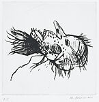 Faces Portfolio, Miriam Beerman (American, Providence, Rhode Island 1923–2022), Drypoint