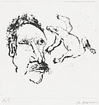 Faces Portfolio, Miriam Beerman (American, Providence, Rhode Island 1923–2022), Drypoint