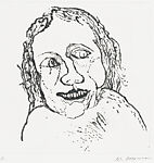 Faces Portfolio, Miriam Beerman (American, Providence, Rhode Island 1923–2022), Drypoint