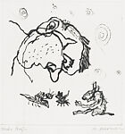 Faces Portfolio, Miriam Beerman (American, Providence, Rhode Island 1923–2022), Drypoint