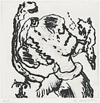 Faces Portfolio, Miriam Beerman (American, Providence, Rhode Island 1923–2022), Drypoint