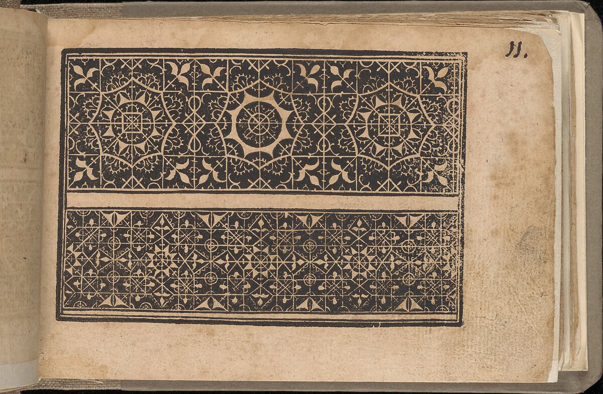 Schön newes Modelbuch (Page 11r), Sigismundus Latomus (German, active 1599–ca. 1627)  , Frankfurt am Main, Woodcut 