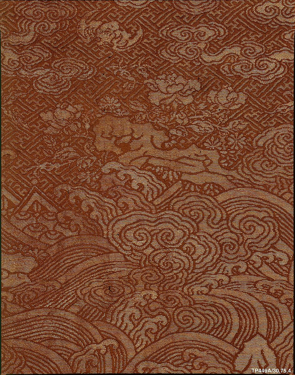 Imperial Court Robe, Silk, metallic thread, China