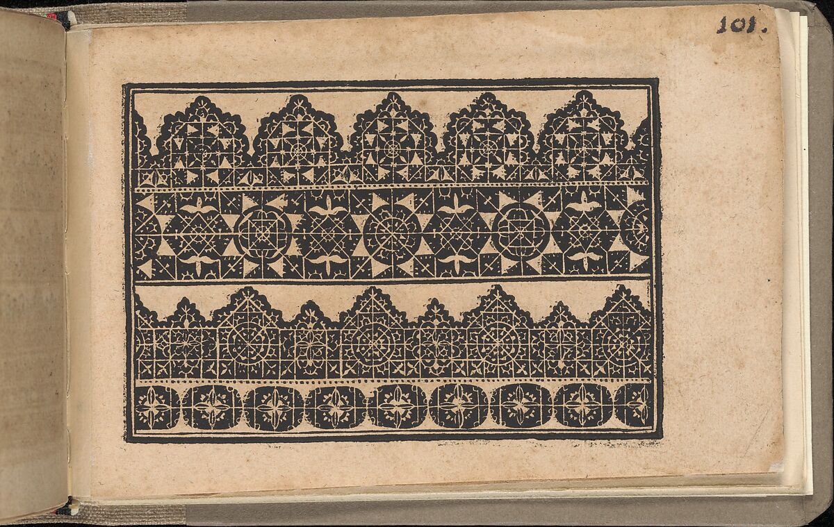 Schön newes Modelbuch (Page 101r), Sigismundus Latomus (German, active 1599–ca. 1627)  , Frankfurt am Main, Woodcut 