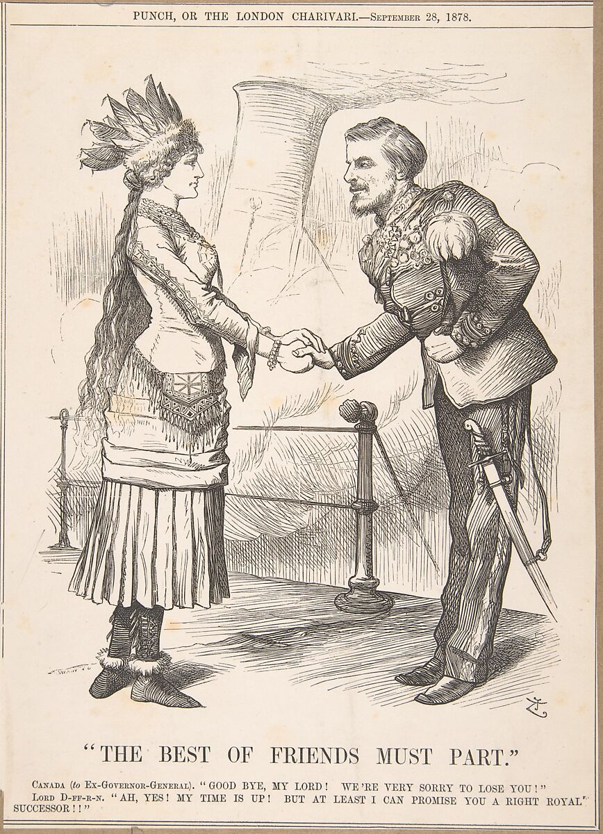 The Best of Friends Must Part, After Sir John Tenniel (British, London 1820–1914 London), Wood engraving 