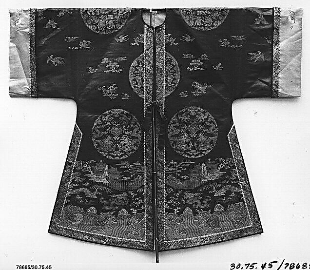 Ceremonial Coat, Silk, metallic thread, China 