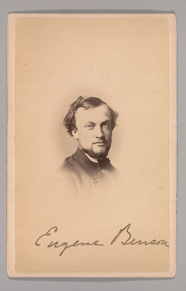 [Eugene Benson], Maurice Stadtfeld (American, active 1860s), Albumen silver print 