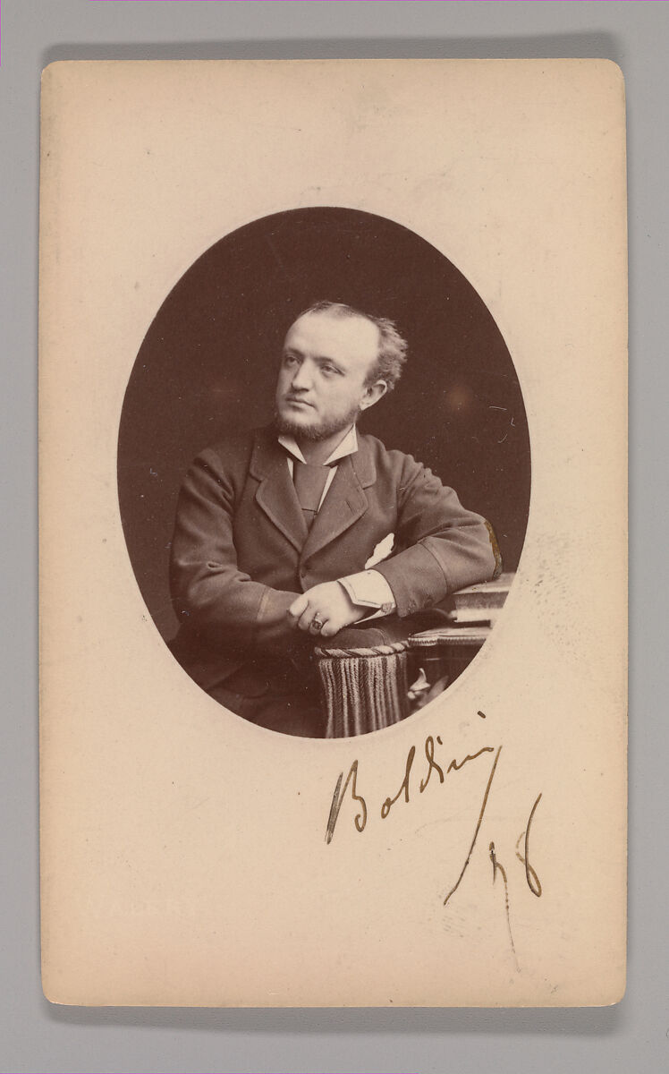 [Giovanni Boldini], Walery Frères (French, active 1860s–1870s), Albumen silver print 