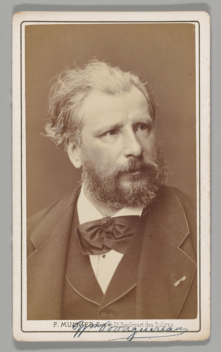 [William-Adolphe Bouguereau], Ferdinand Mulnier (French, active 1850s–70s), Albumen silver print 
