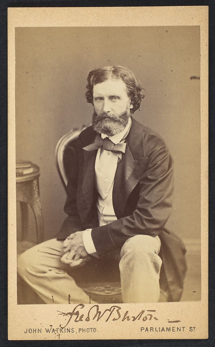 [Frederic William Burton], John and Charles Watkins (British, active 1867–71), Albumen silver print 
