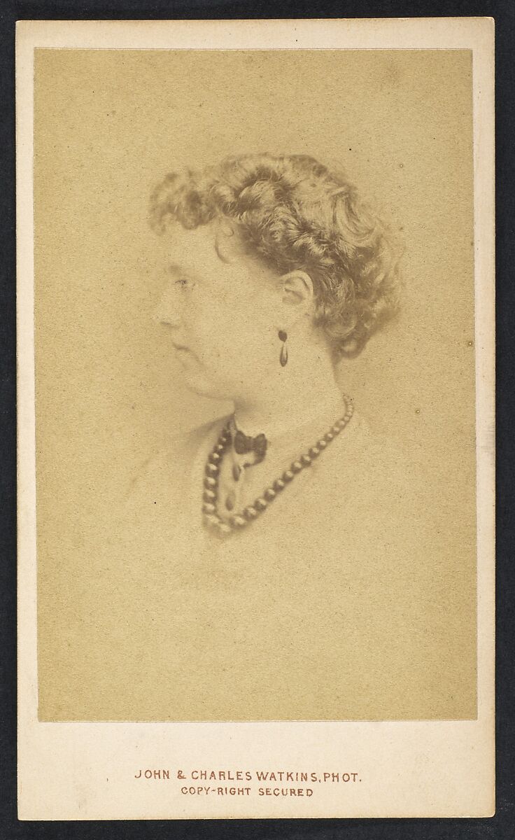 [Florence Anne Claxton], John and Charles Watkins (British, active 1867–71), Albumen silver print 