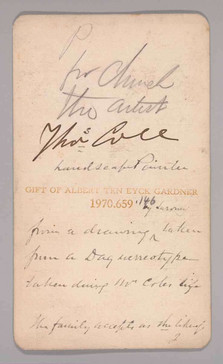 [James William Cole], Unknown, Albumen silver print