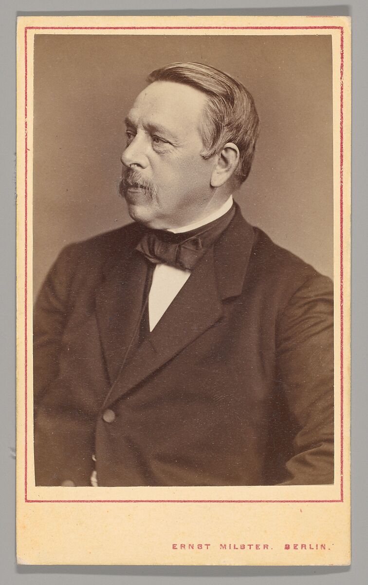 [Konstantin Cretius], Ernst Milster (German, born 1835), Albumen silver print 