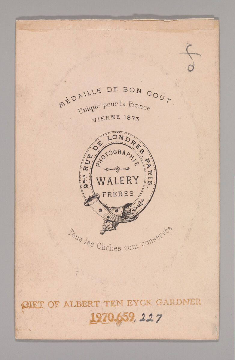 [Édouard Detaille], Walery Frères (French, active 1860s–1870s), Albumen silver print