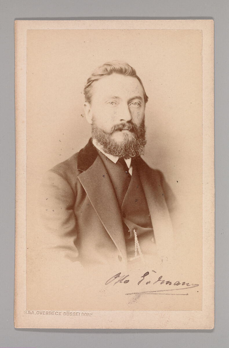 [Otto Wilhelm Eduard Erdmann], G. &amp; A. Overbeck (German, active 1860s), Albumen silver print 