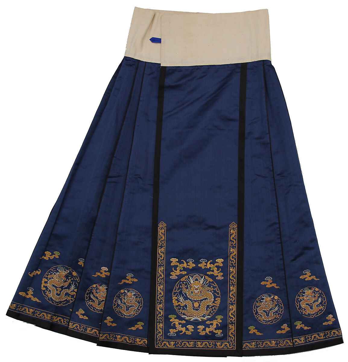 Skirt, Silk, metallic thread, China 
