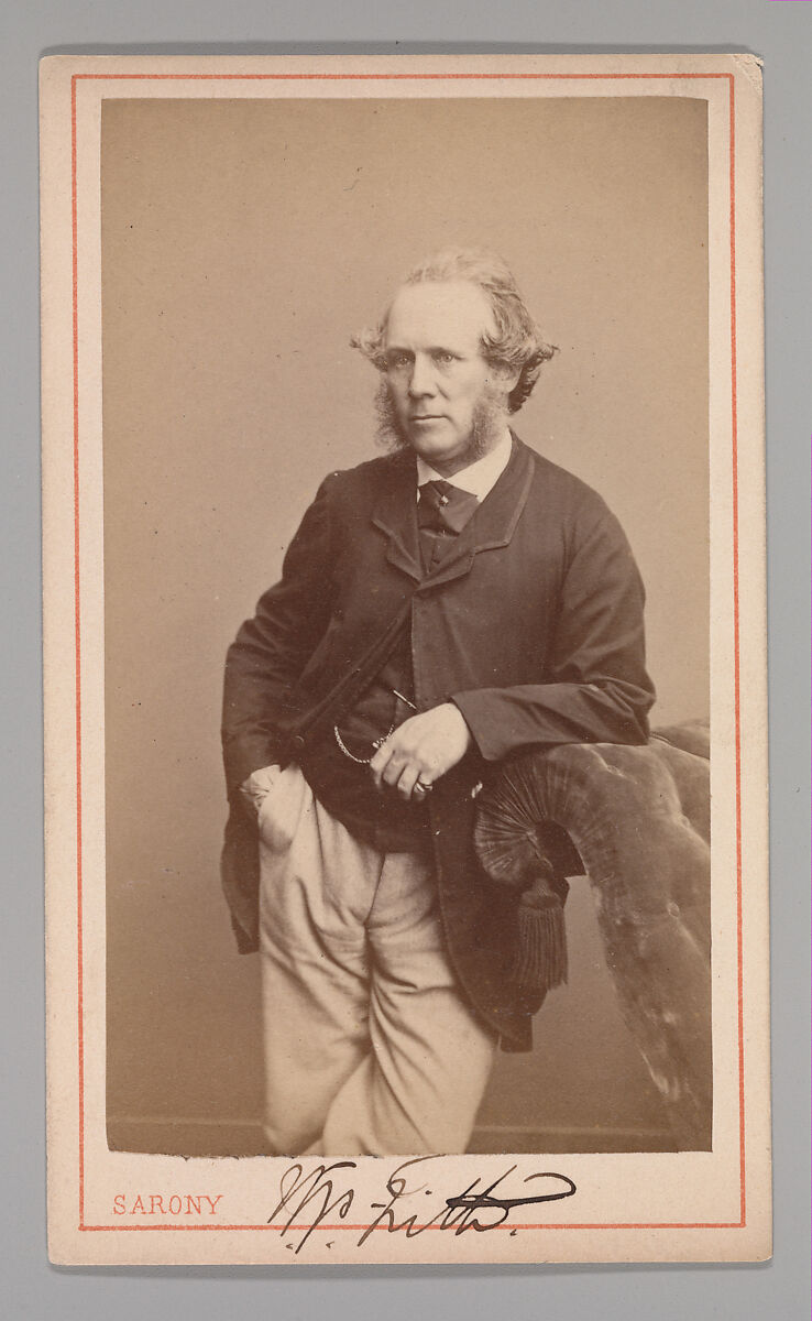 [William Powell Frith], Oliver François Xavier Sarony (Canadian, 1820–1879), Albumen silver print 