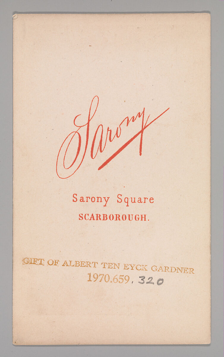 [William Powell Frith], Oliver François Xavier Sarony (Canadian, 1820–1879), Albumen silver print