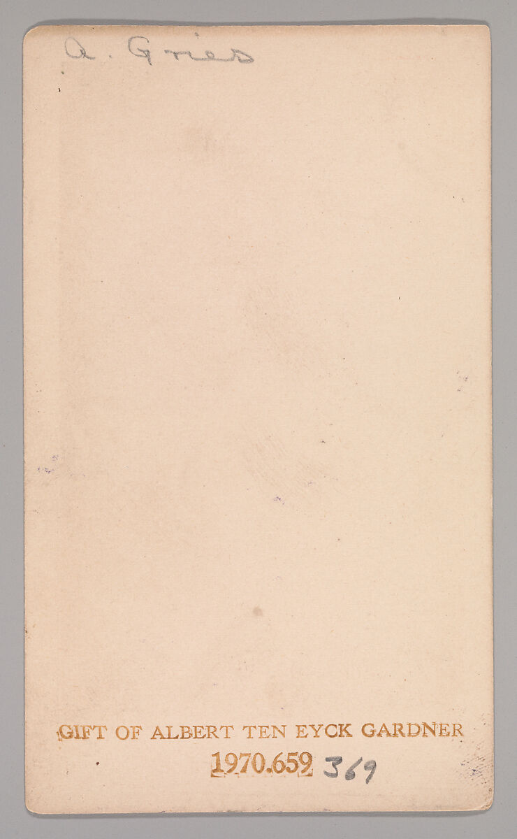 [? Gres], Unknown, Albumen silver print