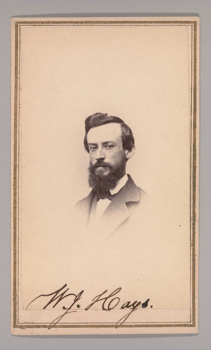 [William Jacob Hays, Sr.], Whitney &amp; Paradise (American, active 1860s), Albumen silver print 