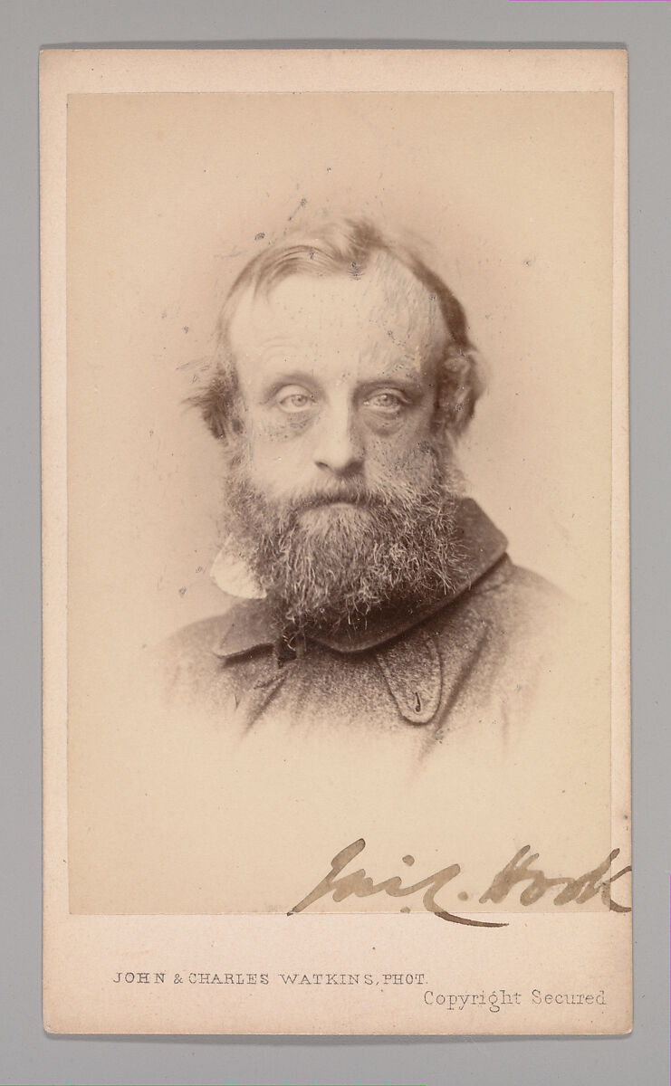 [James Clarke Hook], John and Charles Watkins (British, active 1867–71), Albumen silver print 