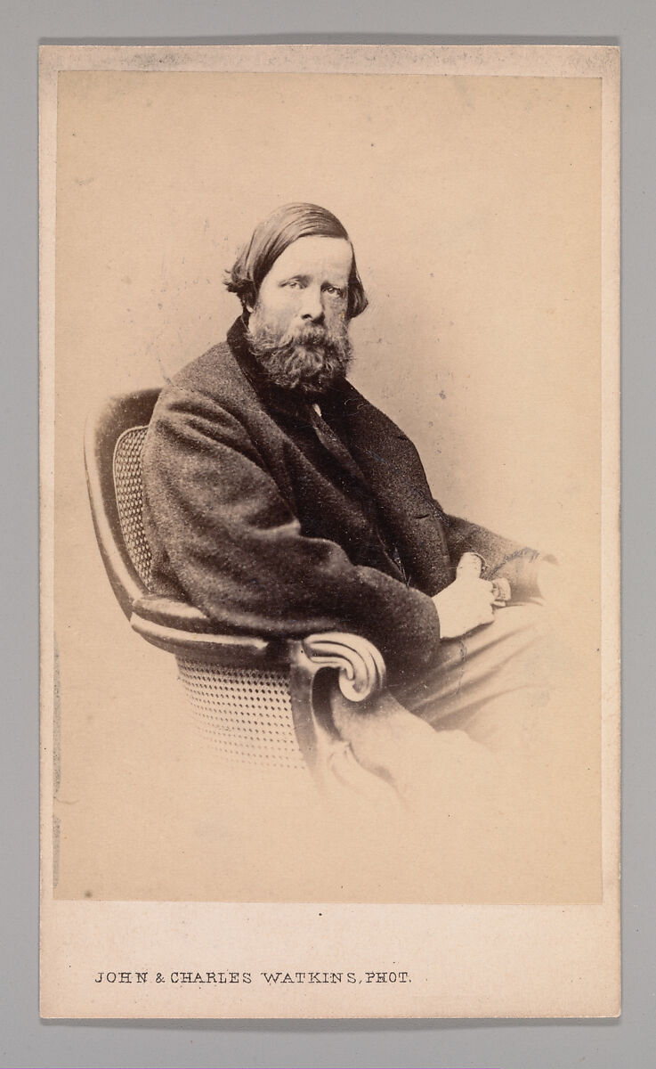 [Unknown Subject], John and Charles Watkins (British, active 1867–71), Albumen silver print 