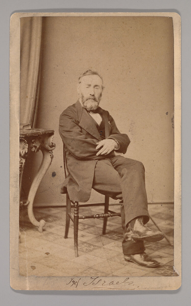 [Jozef Israels], Willem Frederik Vinkenbos (Dutch, Amsterdam 1831–1896 The Hague), Albumen silver print 